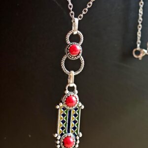 Amazigh Yaz Tifinagh Kabyle Berber Stainless Steel Men's Pendant Necklace