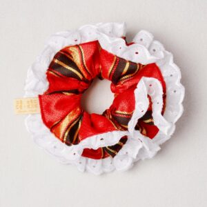 Amazigh Kabyle Fouta Oversized Handmade Scrunchie Hair Accessory
