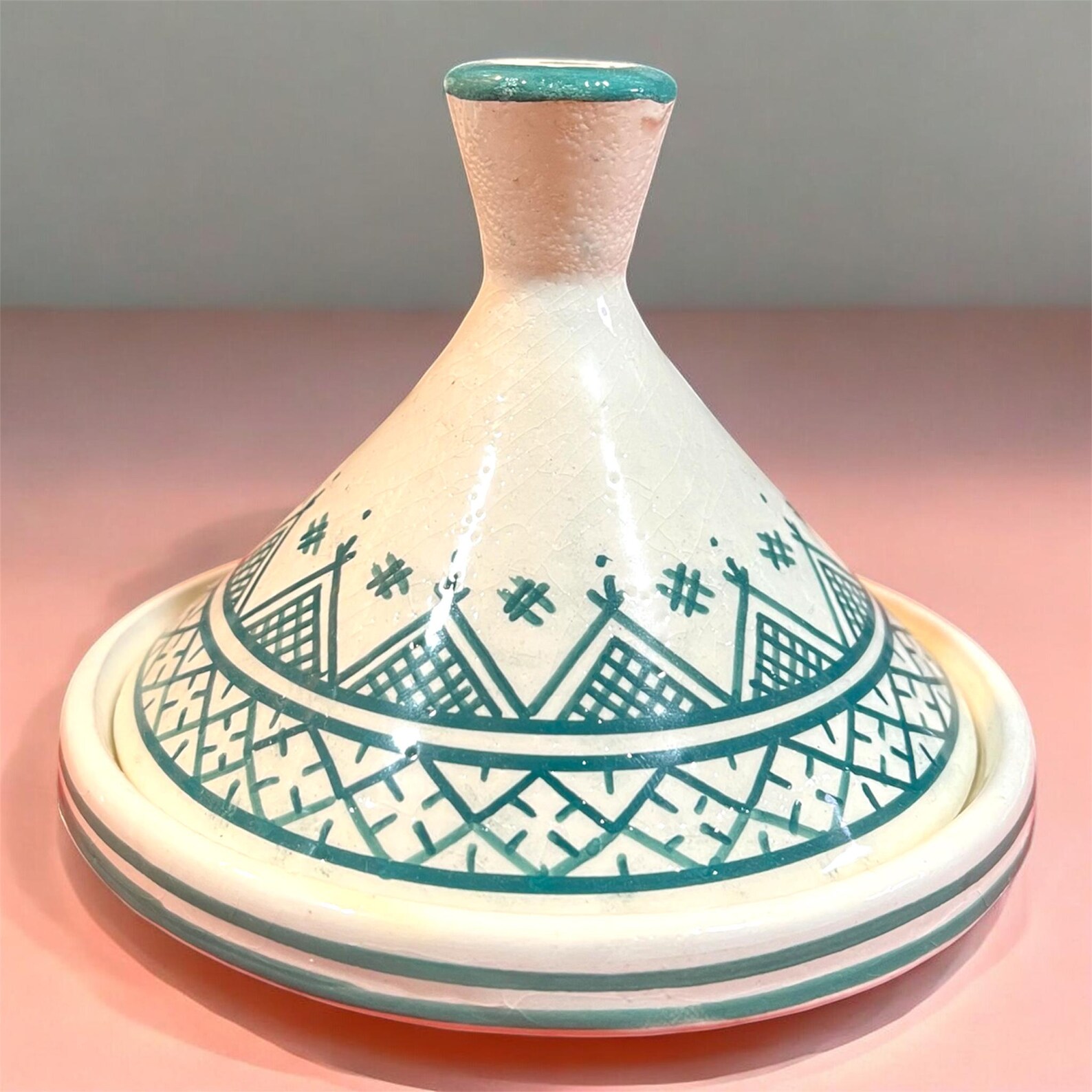 Berber Handmade Mini Traditional Ceramic Pottery Decorative Tagine