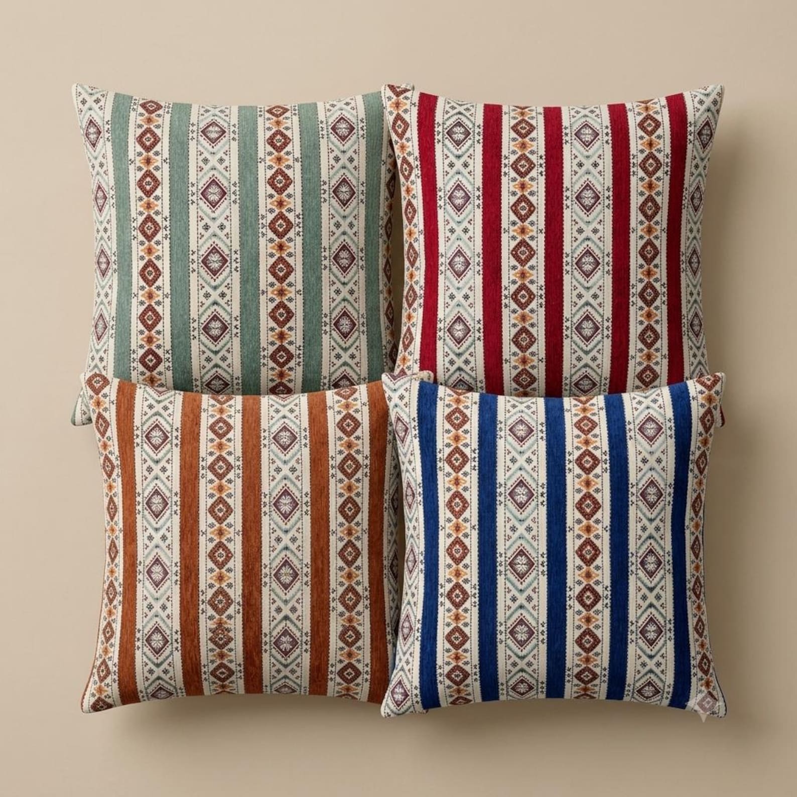 Berber Handmade Style Cushion Cover Boho Pillow Decor