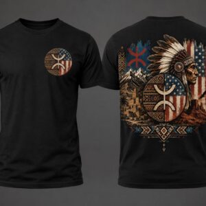 Berber American Heritage PNG Shirt for Everyday Personal Clothing Styling