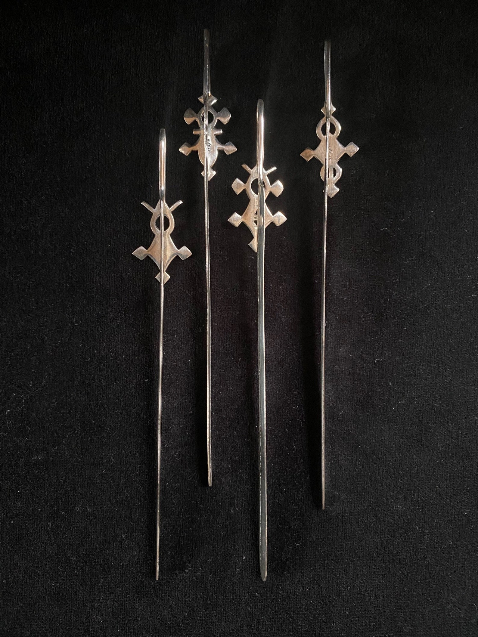 Amazigh Tuareg High Grade Silver Signed Niger Cross Bookmark