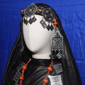 Berber dress with headband and Ethnic Head necklace