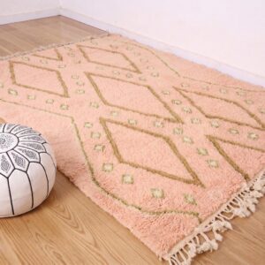 Custom Amazigh Berber Wool Living Room Handmade Bohemian Rug