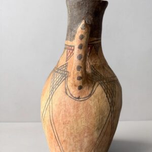 Berber Vintage Pottery Hand Painted Wabi Sabi Vase Decor