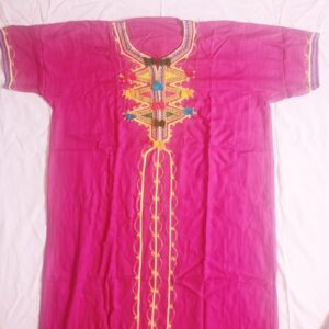 Berber Traditional Caftan Dress Girls Medium Black Kaftan