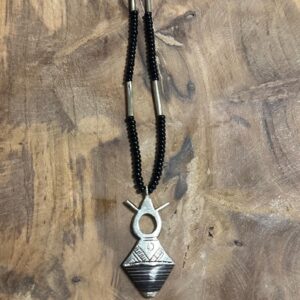 Amazigh Handmade Metal and Stone Distinctive Necklace Halskette
