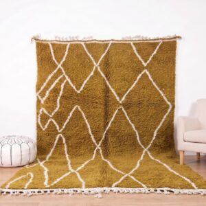 Berber Wool Design Neutral Living room Geometric Rug