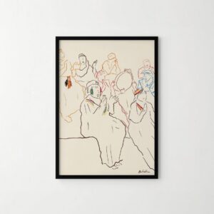 Berber Kabyle Singing Print Algerian Decor Wall Art