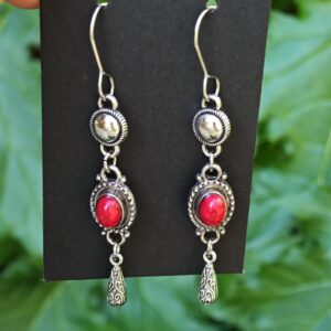 Amazigh Magnifiques boucles d oreilles kabyles métal Earrings