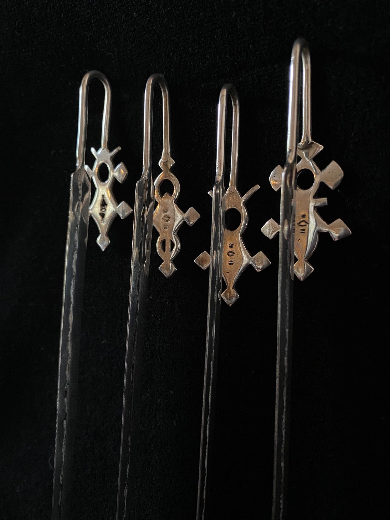 Amazigh Tuareg High Grade Silver Signed Niger Cross Bookmark