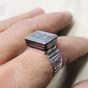 Amazigh Bague en argent Tribal Touareg Berbère Ring