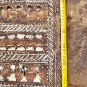 Berber Antique Hand Carved Wooden Panel Wall Art Decor