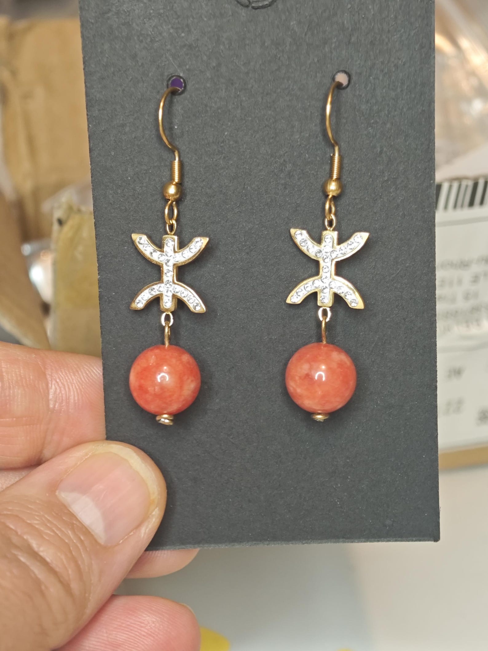 Amazigh Boucles d oreilles YAZ tifinagh acier inoxydable