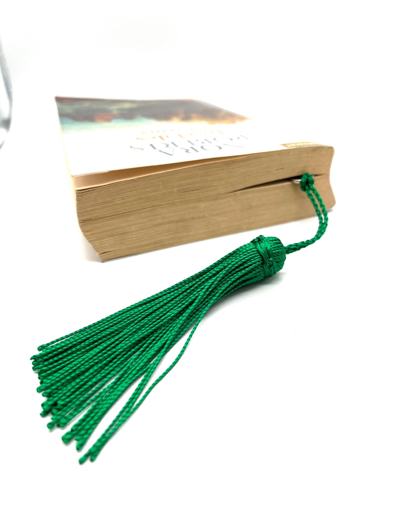 Amazigh Handmade Silver-Tone Hamsa Metal Bookmark with Silk Tassel