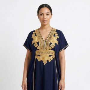 Berber Original Dress bleu gold caftan sea Kaftan