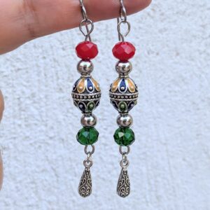 Amazigh Boucles d oreilles kabyles acier et Earrings