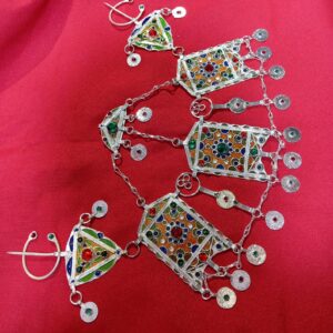 Berber Headpiece Handmade Traditional Jewelry Silver Tone Headband