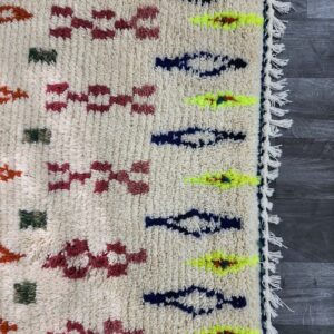 Berber Handmade Wool Colorful Tribal Carpet Boho Rug
