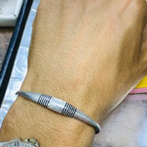 Handmade Amazigh Tuareg Sahara Tribal Silver Adjustable Cuff Bracelet