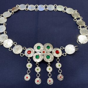 Berber Traditional Women’s s Silver-Plated Metal Ethnic Belt