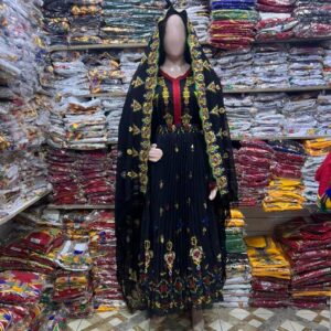 Berber Handmade Souss Dress Set With Tiara Cape