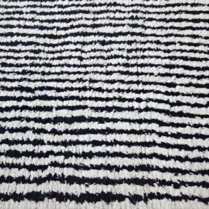 Berber Handwoven Maroccan Authentic Wool Carpet Geometric Rug