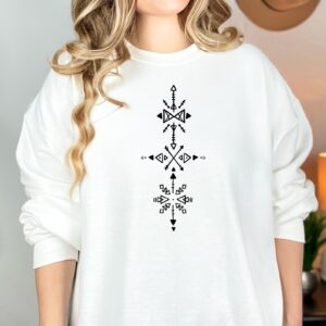 Berber Kabyle Dress with Kabylia Tattoo Artwork Design