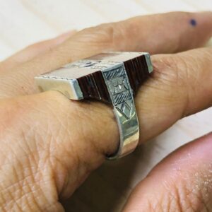 Amazigh Bague en argent Tribal Touareg Berbère Ring