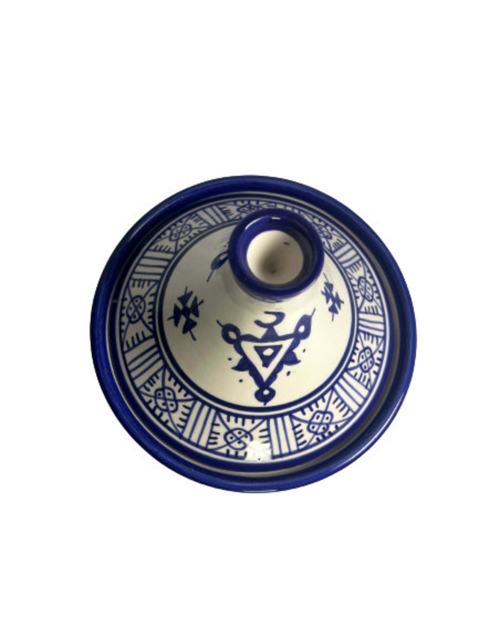 Amazigh serving table set teapot set ceramic handpainted serving set 8 Tagine