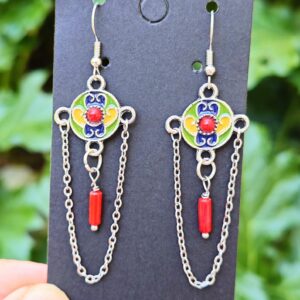 Amazigh Magnifiques boucles d oreilles kabyles métal Earrings