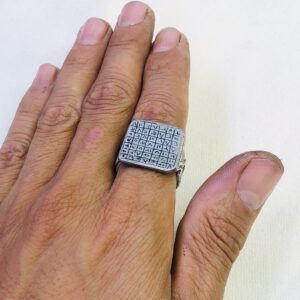 Amazigh Jewelry Traditionnels Marocains Ring Berbère Silver Handmade