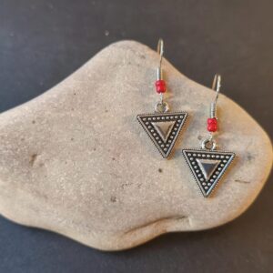 Amazigh Earrings pendantes inspiration kabyle with perles Handmade