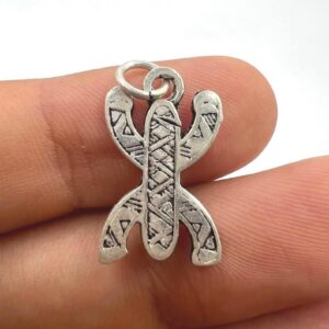 Berber Sterling Silver Yaz Freedom Symbol Pendant Necklace