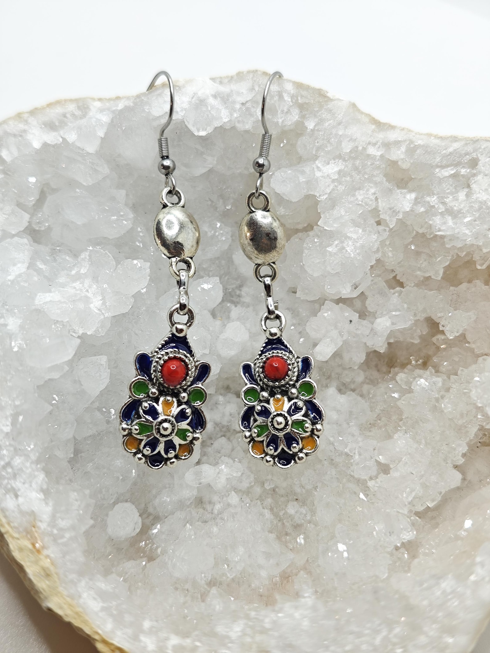 Amazigh Boucles d oreilles kabyles Bijou berbère- ethnique