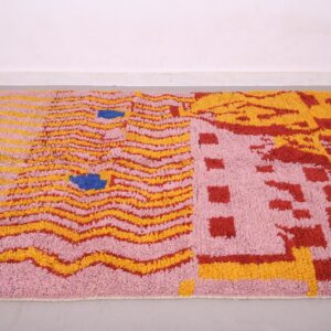 Berber Wool Geometric Neutral Living Room Rug Design