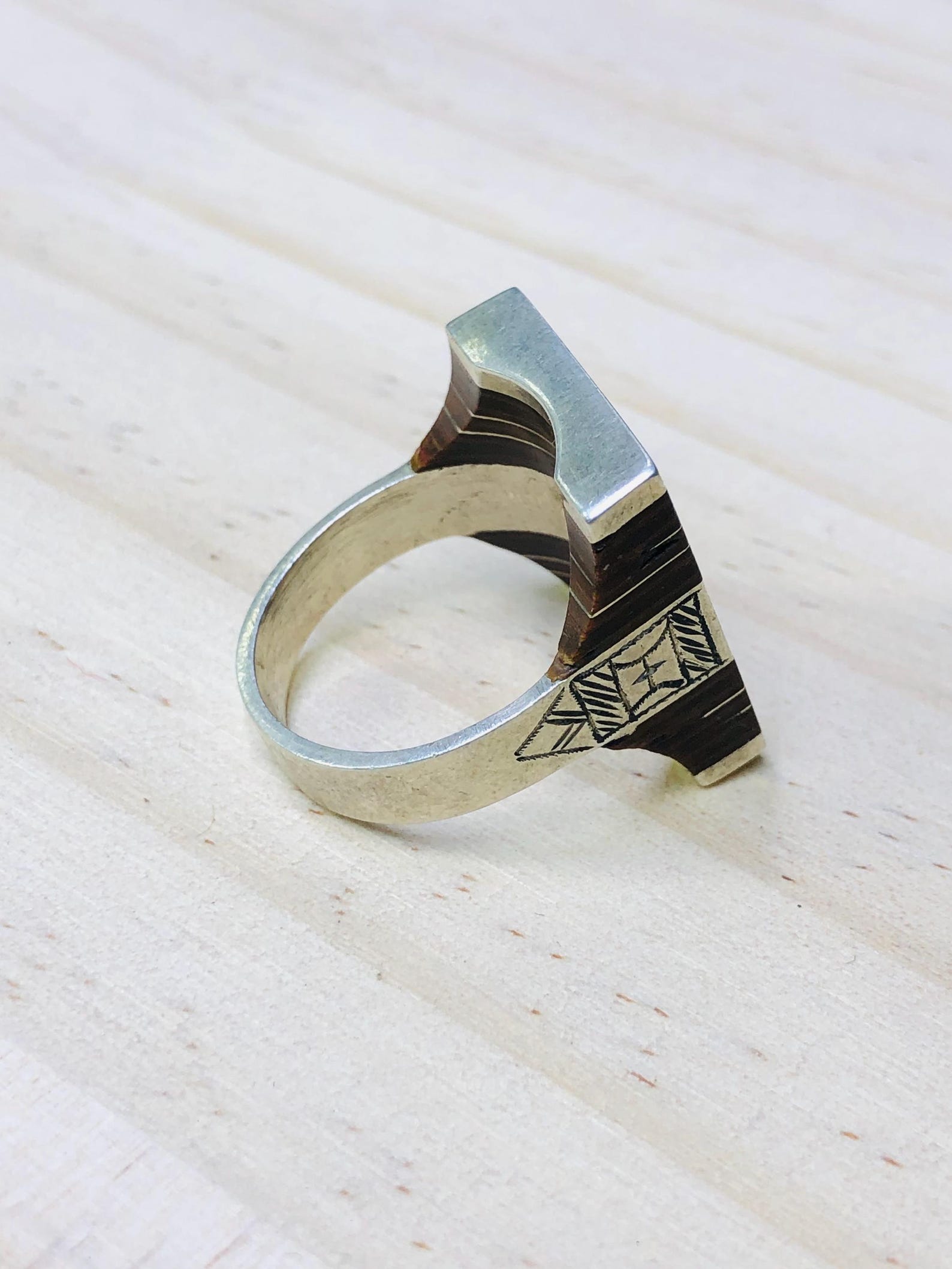 Amazigh Bague en argent Tribal Touareg Berbère Ring