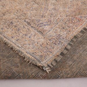 Berber Vintage Wool Rug 6.4 ft x 11.1 ft