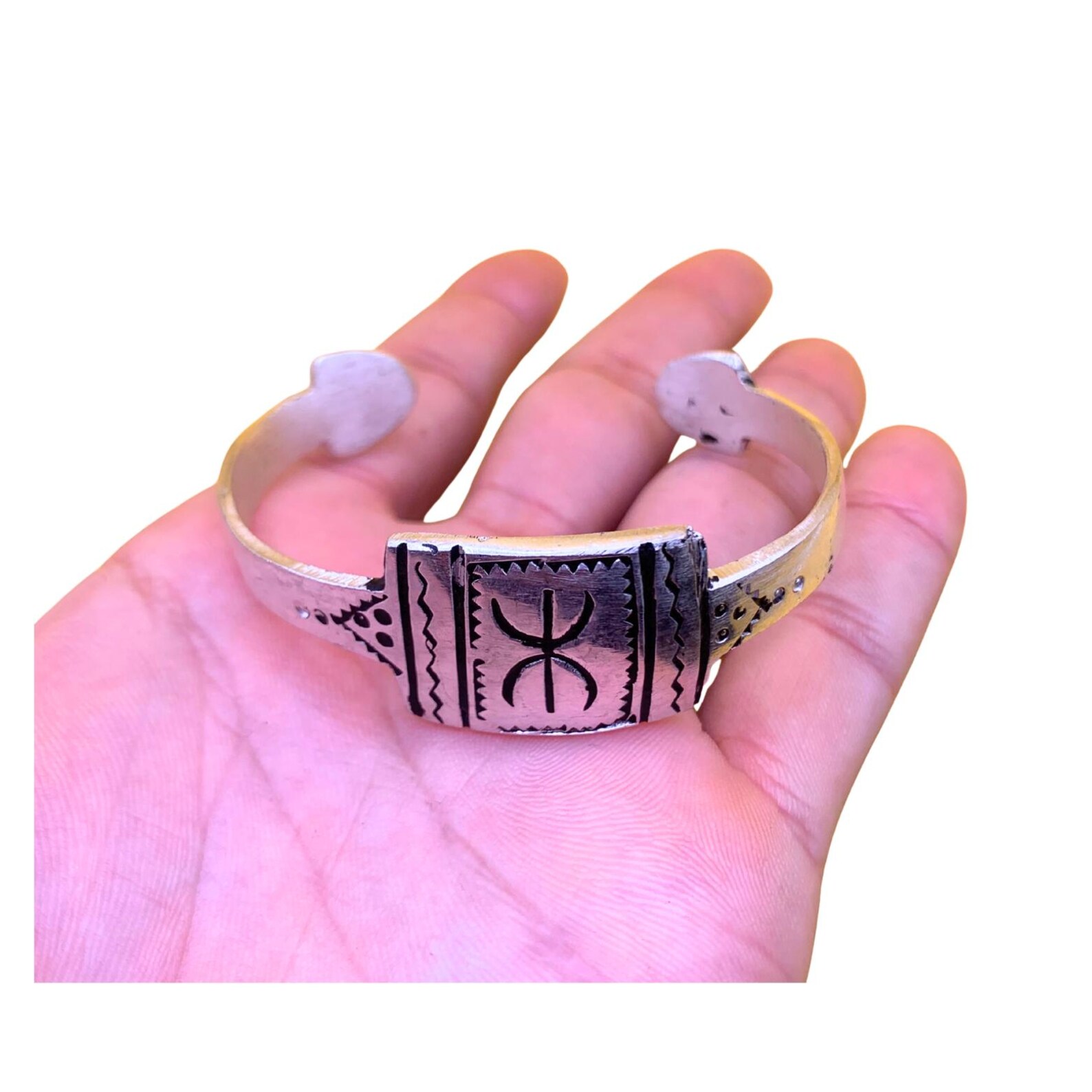 Amazigh Berber Tuareg Yaz Necklace Bracelet Earrings Jewelry Set