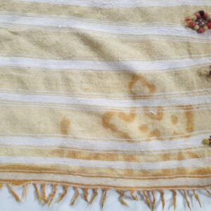 Amazigh Berber Wedding Veil Henna Textile Wall Art