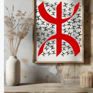 Berber Kabyle Amazigh Tattoo Art Digital Download Illustration