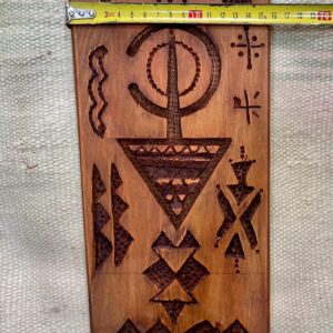 Berber Hand Carved Wooden Symbol Wall Art Decor