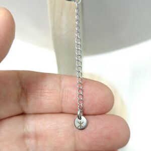 Amazigh Kabyle Beaded Stainless Steel Necklace with Customizable Pendant