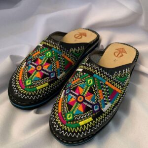 Berber Authentic Adouko Babouche Handmade Leather Babouche Shoes