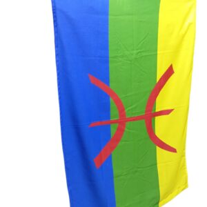 Berber Flag Fabric Traditional Hanging Home Wall Art