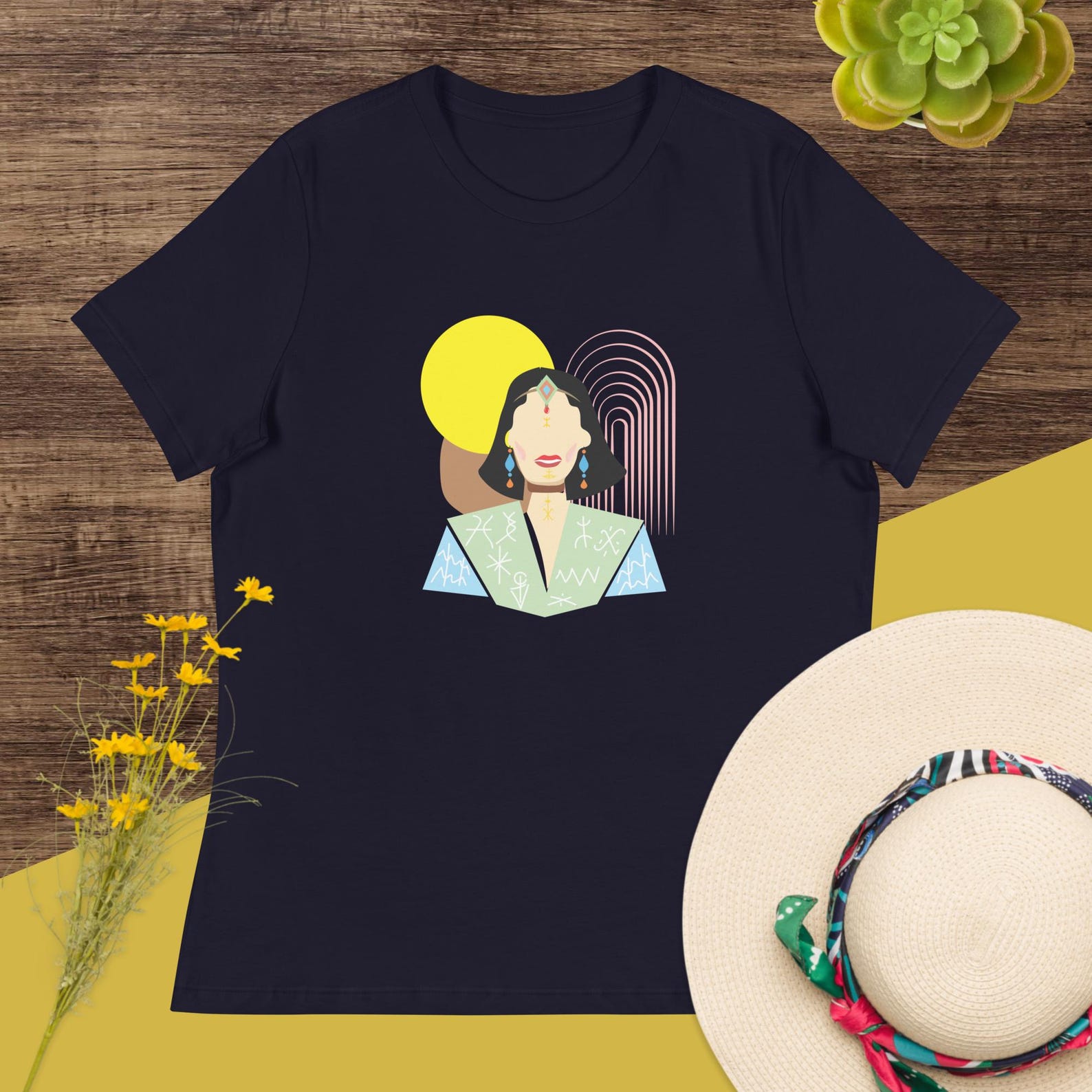 Berber tattoo woman symbol Traditional classy design shirt