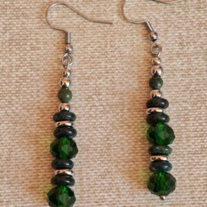 Berber Boucles d oreilles perles en verre Earrings