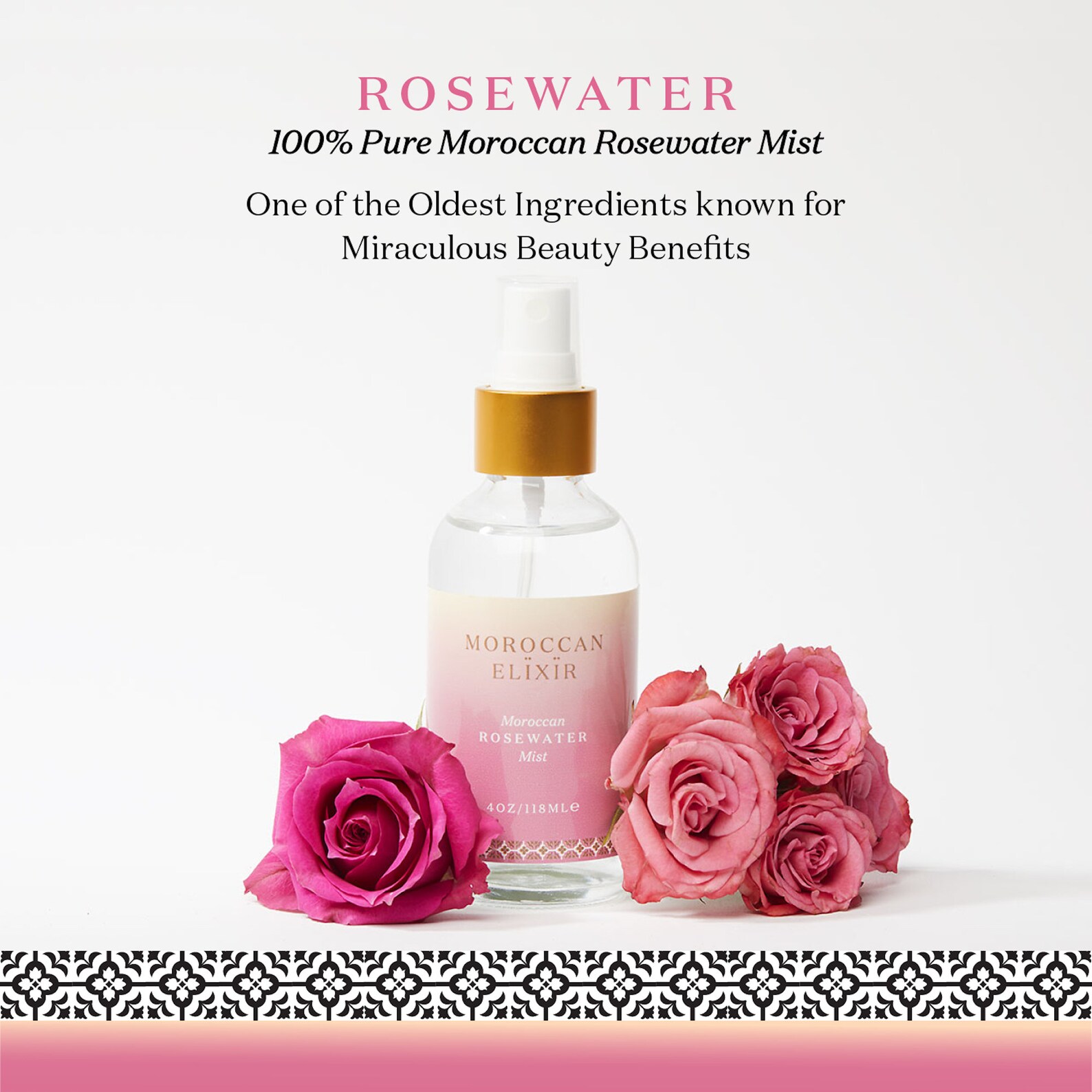 Berber ROSE WATER Mist Red Eye Oil for Everyday Heritage Style Use
