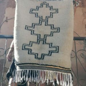 Amazigh Handmade Wool Tribal Rug for Home Decor