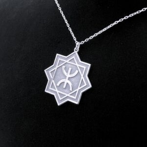 Berber Freedom Symbol Gold-Plated Sterling Silver Star Necklace